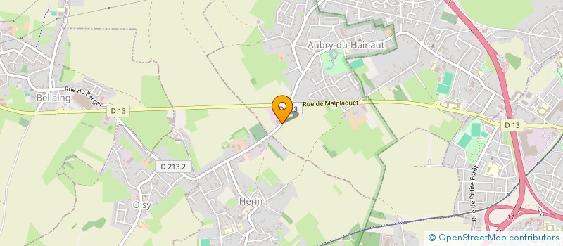 localisation de l'entreprise SOCIETE REGIONALE D'ETUDES GEOTECHNIQUES à AUBRY-DU-HAINAUT
