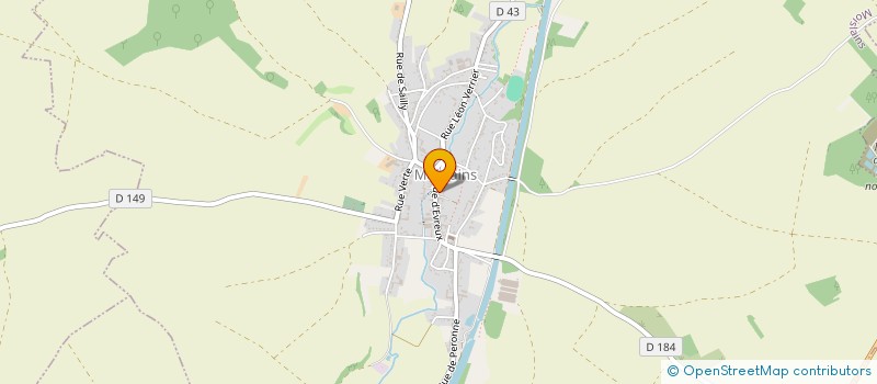 localisation de l'entreprise SOCIETE REGIONALE DE BATIMENT  MOISLAINS