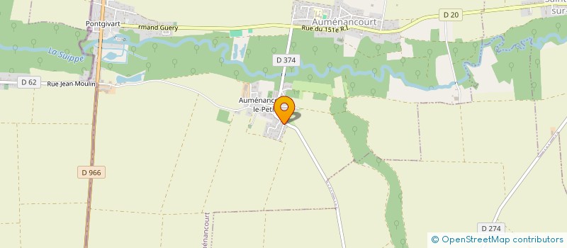 localisation de l'entreprise SOCIETE REGIONALE DE CHAUFFAGE  AUMENANCOURT