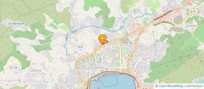 localisation de l'entreprise SOCIETE REGIONALE DE CONSTRUCTION à AJACCIO