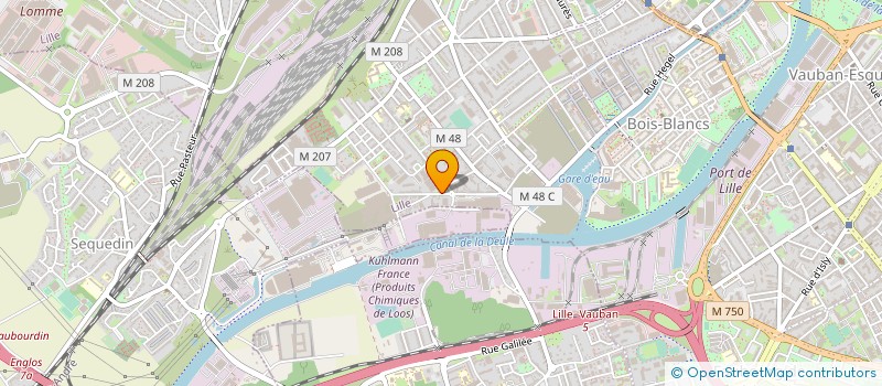localisation de l'entreprise SOCIETE REGIONALE DE MACONNERIE à LILLE