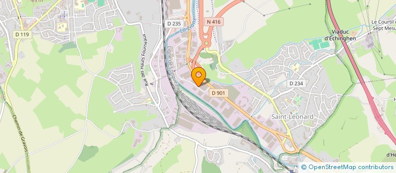 localisation de l'entreprise SOCIETE REGIONALE DE MAINTENANCE INDUSTRIELLE DU DETROIT à SAINT-LEONARD