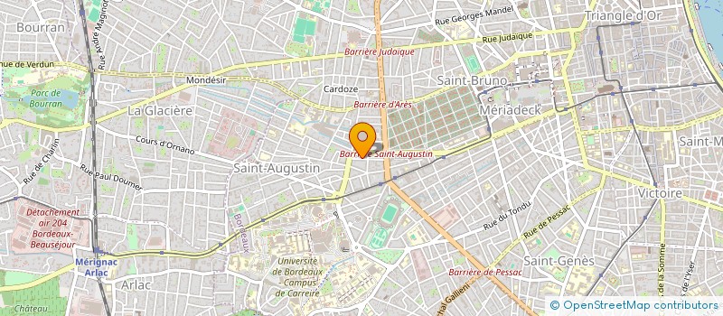 localisation de l'entreprise SOCIETE REGIONALE DE PRESSE à BORDEAUX