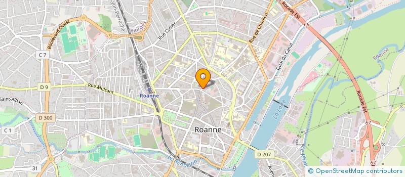 localisation de l'entreprise SOCIETE REGIONALE DES VIANDES DESPINASSE  ROANNE