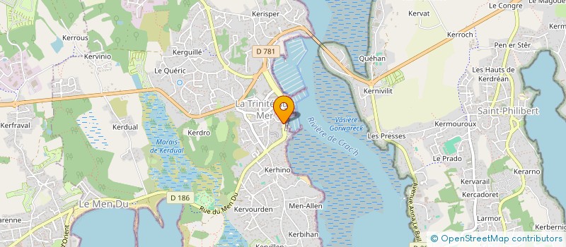 localisation de l'entreprise SOCIETE REMAUD ET COMPAGNIE  LA TRINITE-SUR-MER