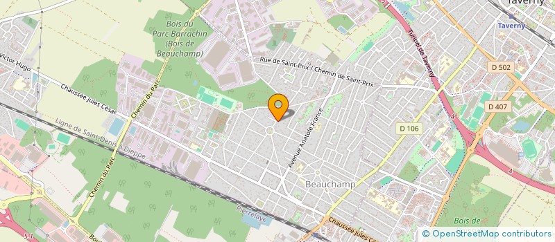 localisation de l'entreprise SOCIETE  REMI. B  BEAUCHAMP