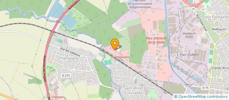 localisation de l'entreprise SOCIETE REMOISE D'EQUIPEMENT à SAINT-BRICE-COURCELLES