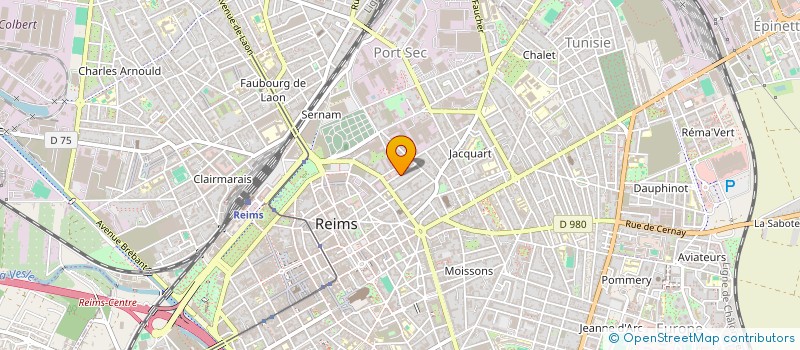 localisation de l'entreprise SOCIETE REMOISE DE CONSTRUCTION  REIMS