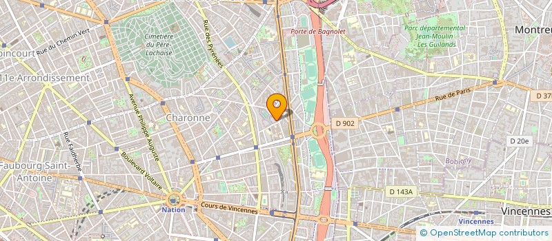 localisation de l'entreprise SOCIETE REMOND MARTIN  PARIS