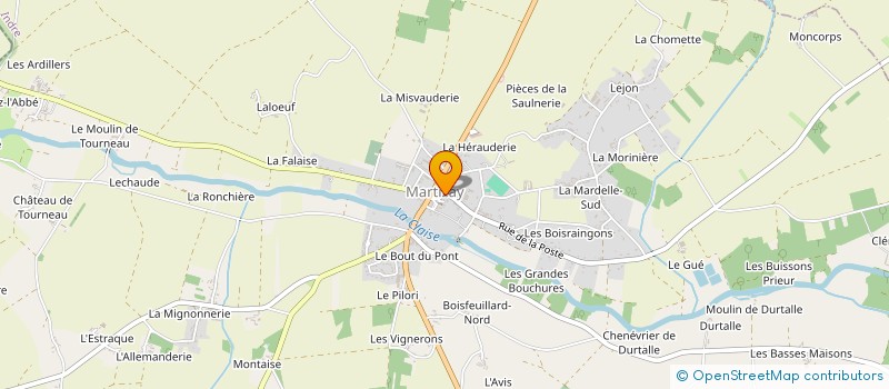 localisation de l'entreprise SOCIETE REMY TRICOCHE à MARTIZAY