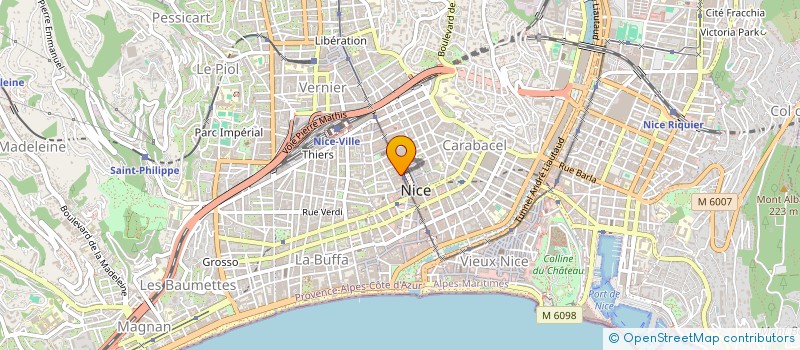 localisation de l'entreprise SOCIETE RENATO à NICE