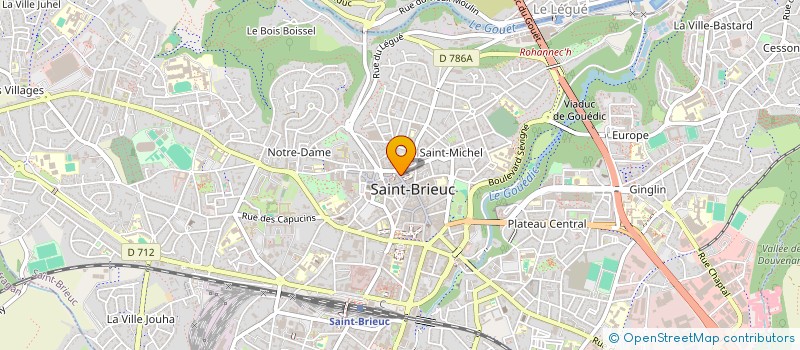 localisation de l'entreprise SOCIETE RENE BONNAMY à SAINT-BRIEUC