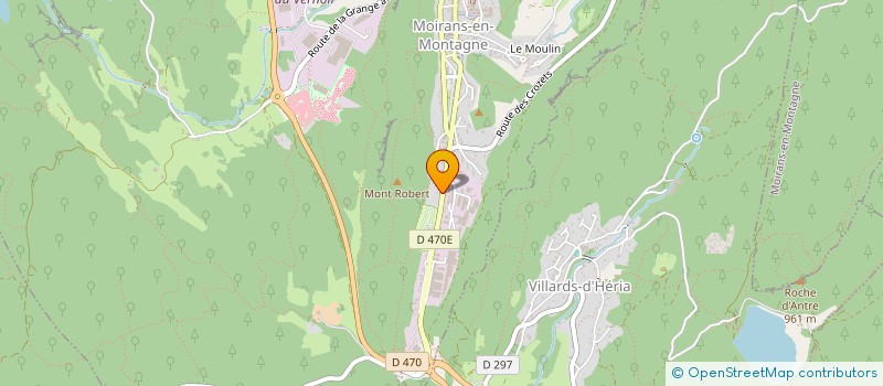 localisation de l'entreprise SOCIETE RENE DALLOZ à MOIRANS-EN-MONTAGNE
