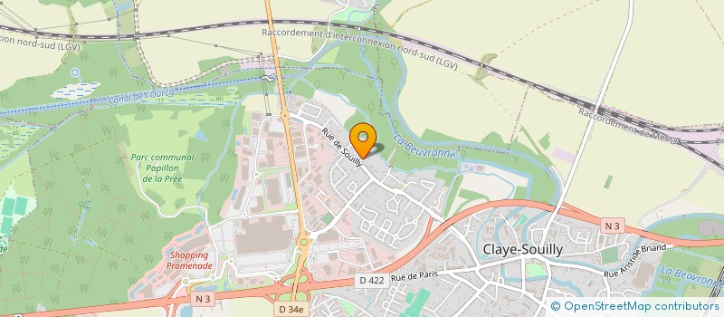 localisation de l'entreprise SOCIETE RENE GUEMARD MECANO SOUDURE  SAINT-MESMES