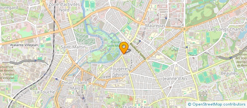 localisation de l'entreprise SOCIETE RENNAISE DE RESTAURATION  RENNES