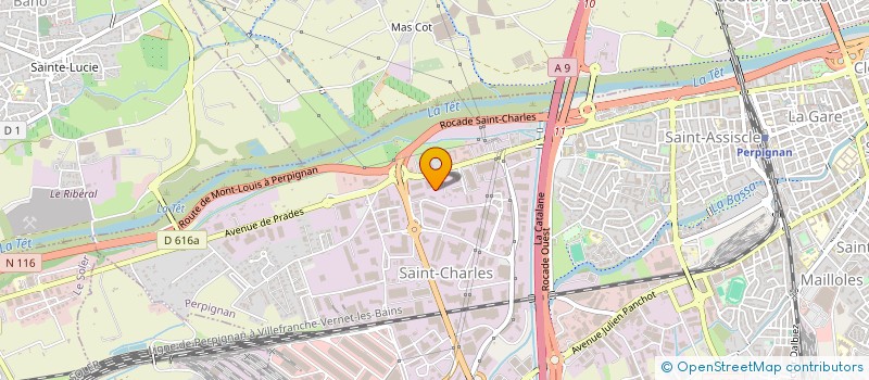 localisation de l'entreprise SOCIETE RENOVATION BATIMENT  PERPIGNAN