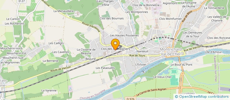 localisation de l'entreprise SOCIETE RENOVATION BATIMENT NEUF  PONTLEVOY