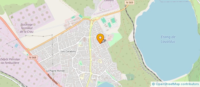 localisation de l'entreprise SOCIETE RENOVATION DECORATION PEINTURE  FOS-SUR-MER