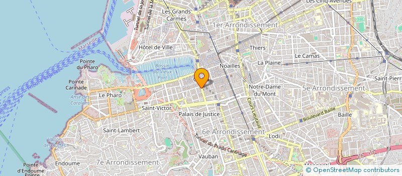 localisation de l'entreprise SOCIETE RENOVATION GENERALE BATIMENT à MARSEILLE