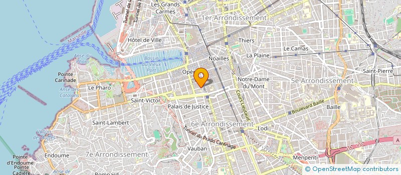 localisation de l'entreprise SOCIETE REPERAGE AVANT TRAVAUX  MARSEILLE