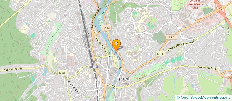 localisation de l'entreprise SOCIETE REPROMA à EPINAL