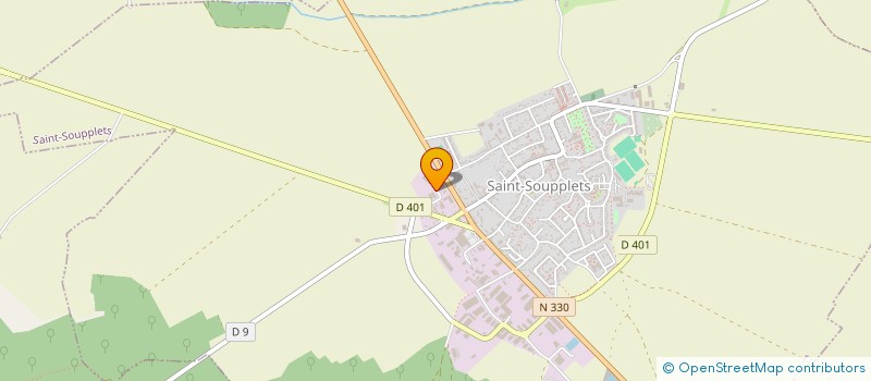 localisation de l'entreprise SOCIETE RESINA à SAINT-SOUPPLETS