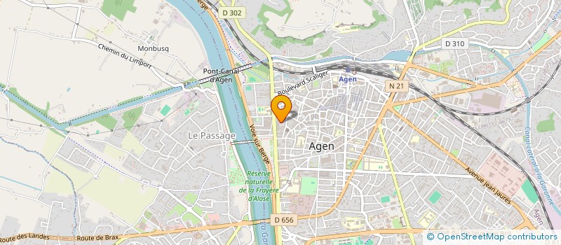localisation de l'entreprise SOCIETE RESPONSABILITE LIMITEE GET SEPT à AGEN