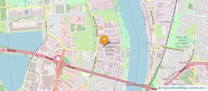 localisation de l'entreprise SOCIETE REUNIONAISE DE TRAVAUX PUBLICS à BORDEAUX