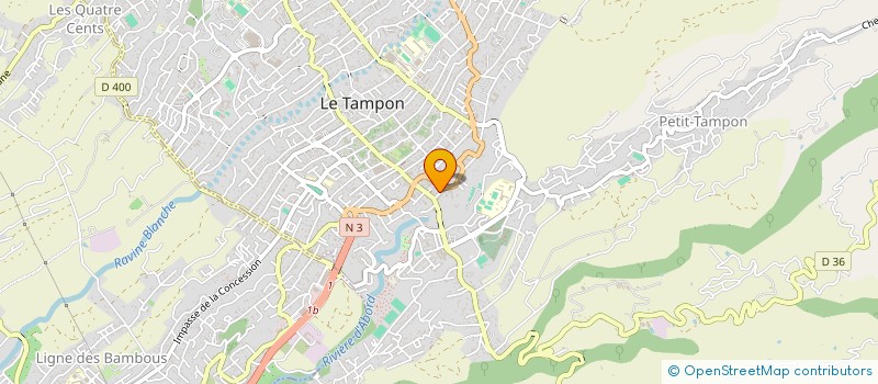 localisation de l'entreprise SOCIETE REUNIONNAISE D'AGENCEMENT DE MENUISERIE ET D'EBENISTERIE SARL à LE TAMPON