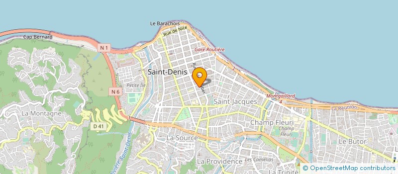 localisation de l'entreprise SOCIETE REUNIONNAISE DE CONSTRUCTION à SAINT-DENIS
