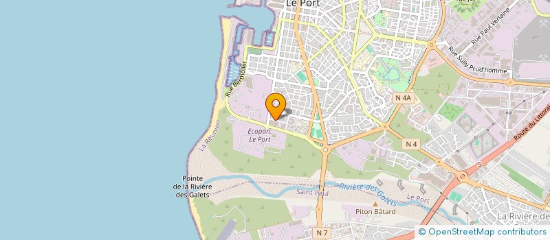 localisation de l'entreprise SOCIETE REUNIONNAISE DE DISTRIBUTION DE MARQUES à LE PORT