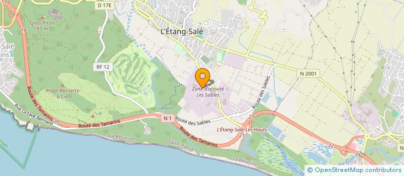localisation de l'entreprise SOCIETE REUNIONNAISE DE PARTICIPATION IMMOBILIERE à L'ETANG-SALE