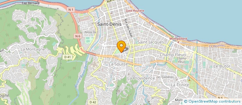 localisation de l'entreprise SOCIETE REUNIONNAISE DES AMIS DU MUSEUM à SAINT-DENIS