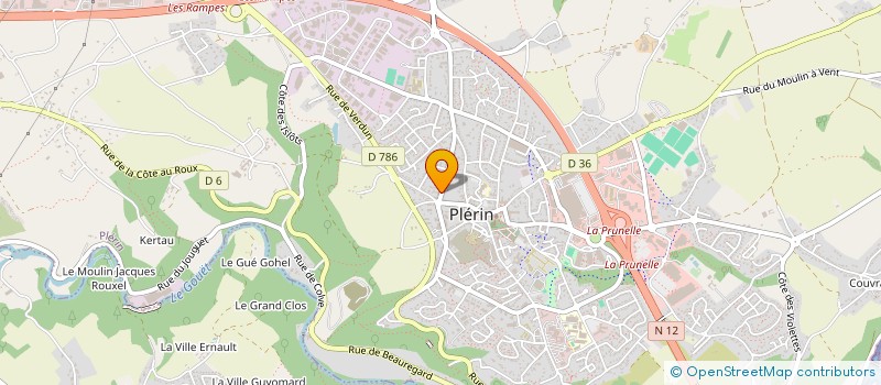 localisation de l'entreprise SOCIETE REUX à PLERIN