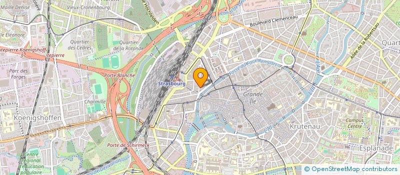 localisation de l'entreprise SOCIETE RHENANE D'EXPERTISE COMPTABLE ET DE CONSEIL à STRASBOURG