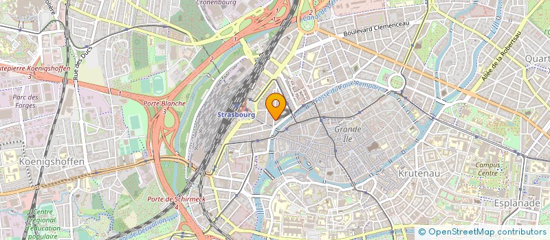 localisation de l'entreprise SOCIETE RHENANE DE COMMISSARIAT AUX COMPTES ET D'AUDIT à STRASBOURG