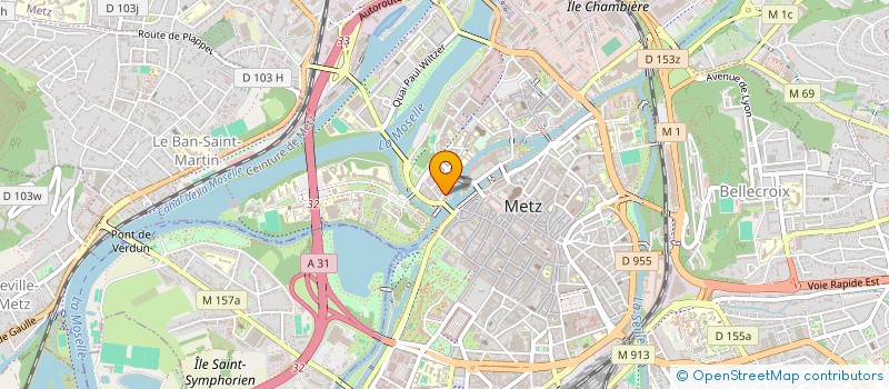 localisation de l'entreprise SOCIETE RIBOULOT  METZ