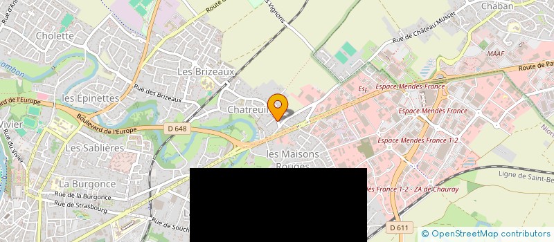 localisation de l'entreprise SOCIETE RICHARD TRAVAUX PUBLICS - SRTP à NIORT