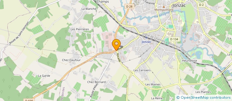 localisation de l'entreprise SOCIETE RICHE à JONZAC