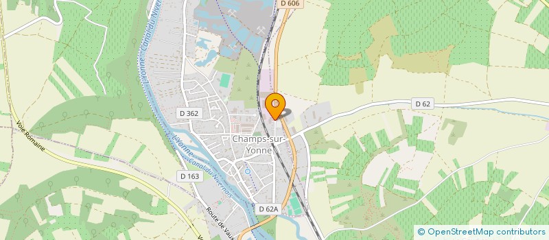 localisation de l'entreprise SOCIETE RICHOUX à CHAMPS-SUR-YONNE