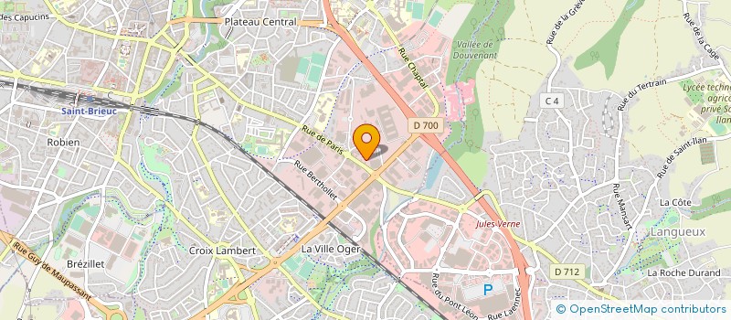 localisation de l'entreprise SOCIETE RIVOALLAN à SAINT-BRIEUC