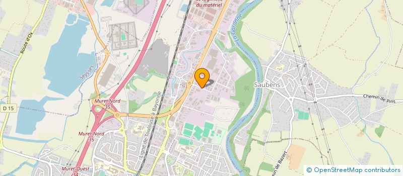 localisation de l'entreprise SOCIETE RIVOISE DE TRAVAUX PUBLICS  MURET