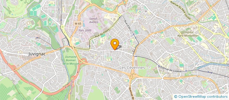 localisation de l'entreprise SOCIETE ROAL à MONTPELLIER