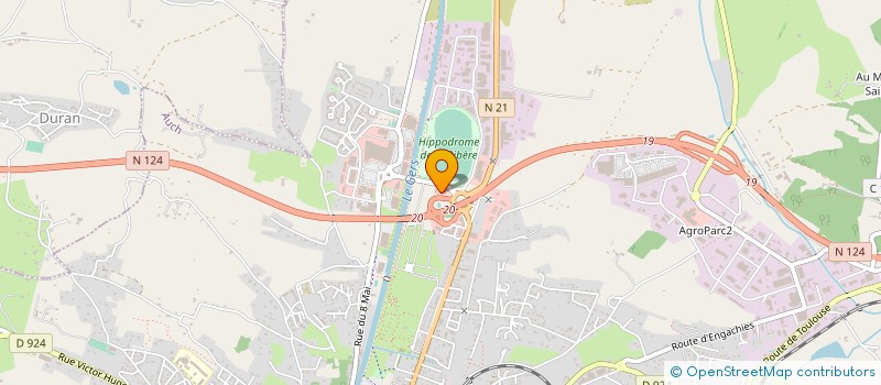 localisation de l'entreprise SOCIETE ROCAGRILL à AUCH