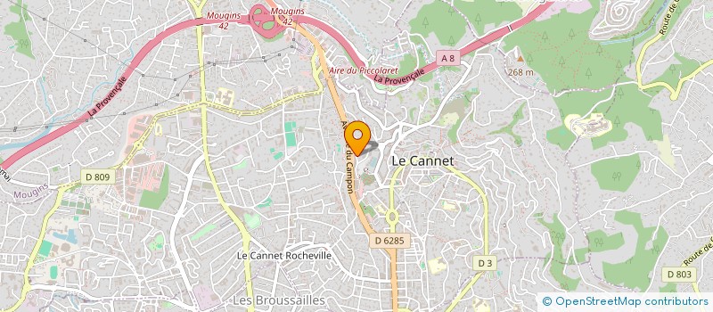 localisation de l'entreprise SOCIETE ROCHE CHEVALIER à LE CANNET