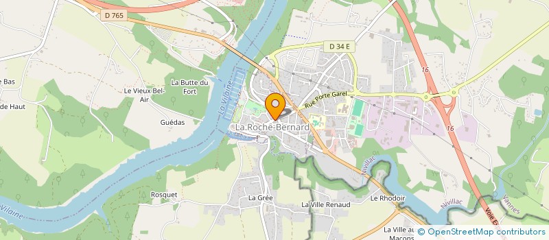 localisation de l'entreprise SOCIETE ROCHOISE D'ELECTRICITE à LA ROCHE-BERNARD