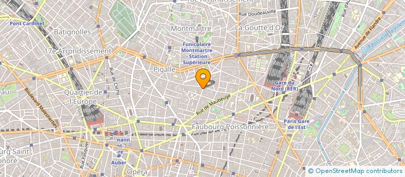 localisation de l'entreprise SOCIETE RODIER COLOR à PARIS