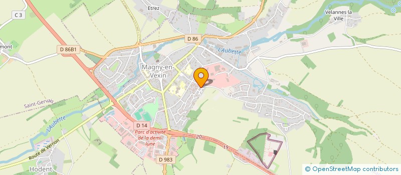 localisation de l'entreprise SOCIETE RODRIGUES  MAGNY-EN-VEXIN