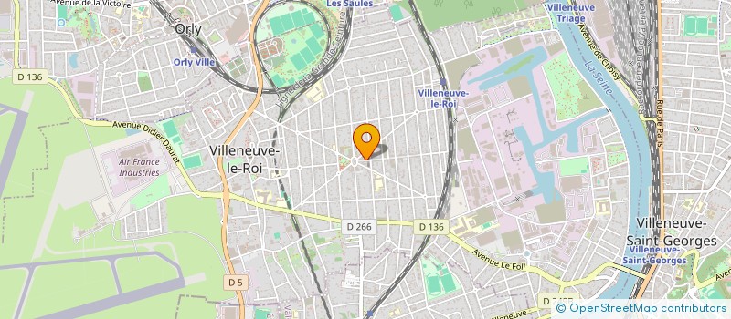 localisation de l'entreprise SOCIETE RODRIGUES RENOVATION BATIMENT- S.R.R.B à VILLENEUVE-LE-ROI