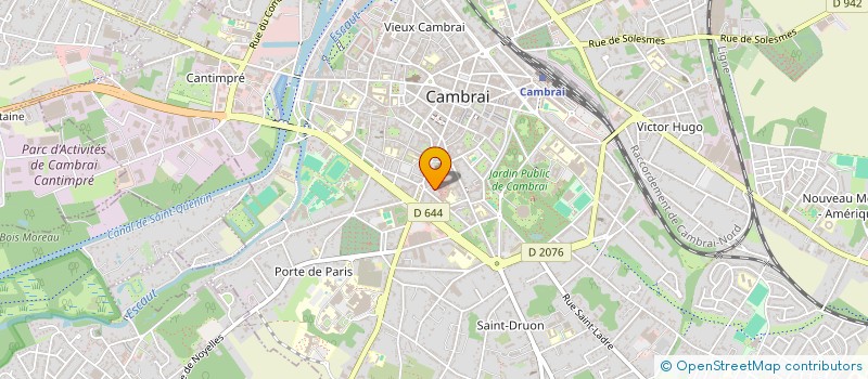 localisation de l'entreprise SOCIETE ROGER LANDORIQUE à CAMBRAI